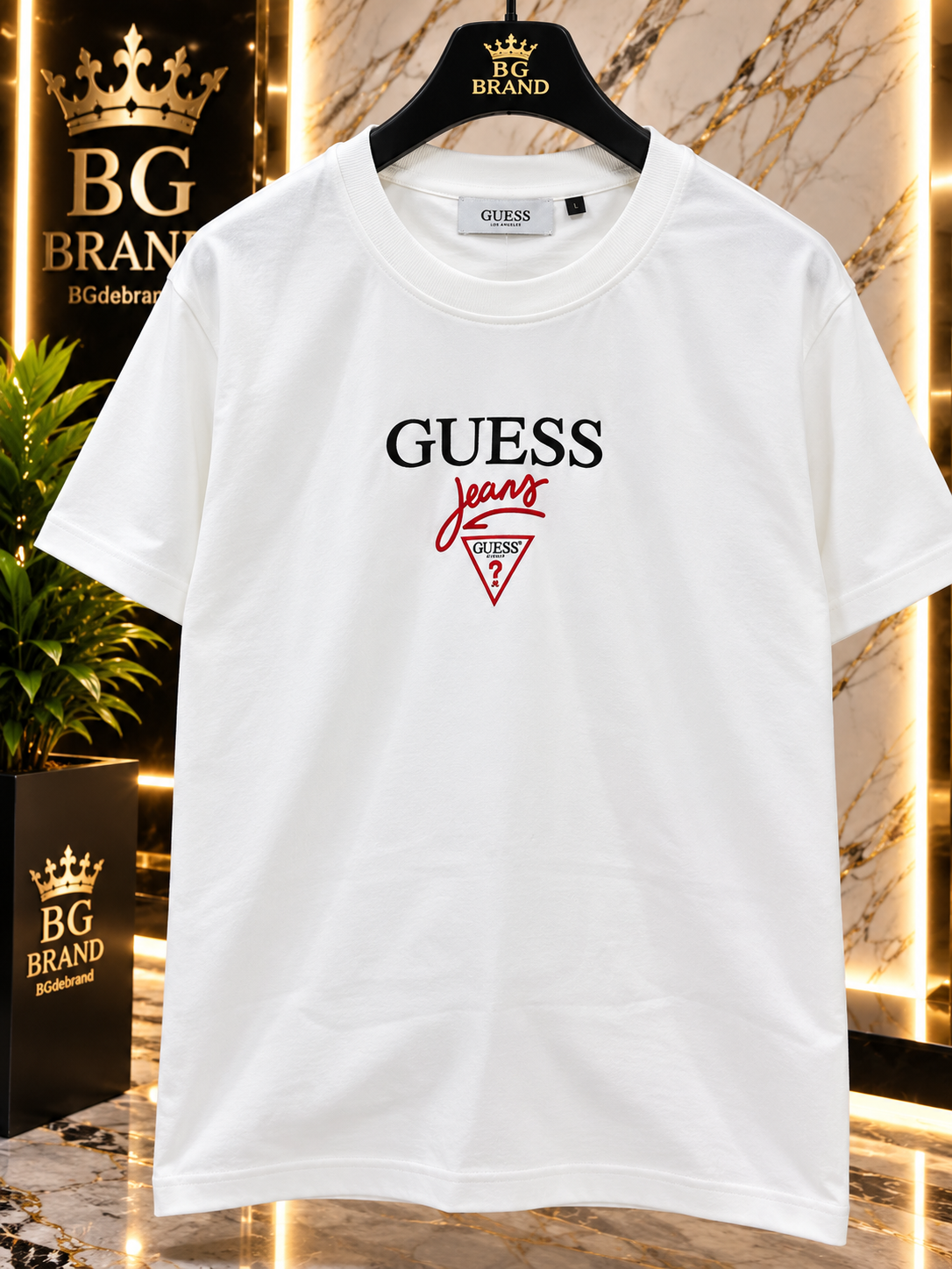 02 - Guess - White & Red