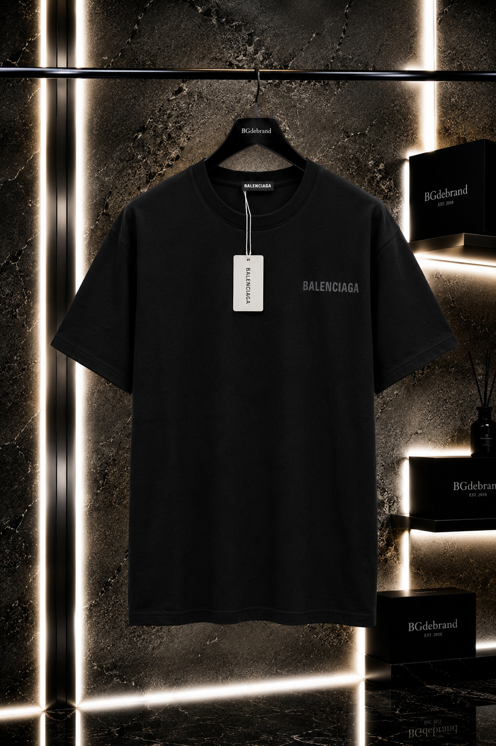 A - Balenciaga T-shirt - Black Premium