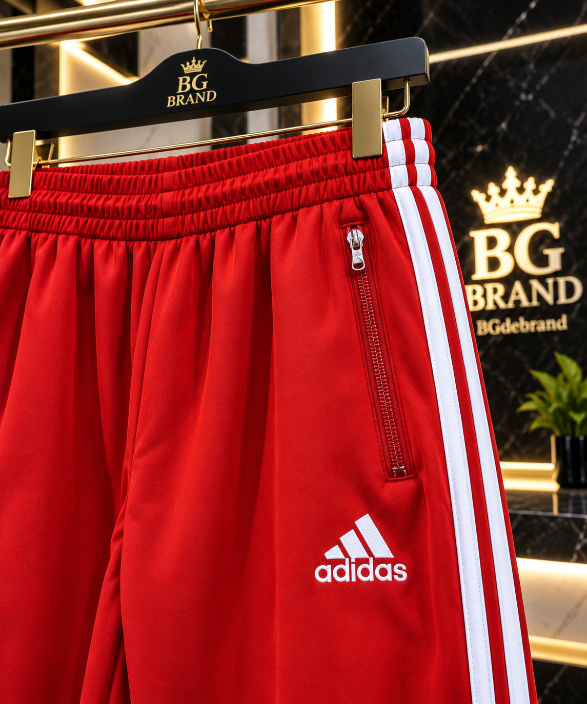 02 - Pantalonii Adidas - Red
