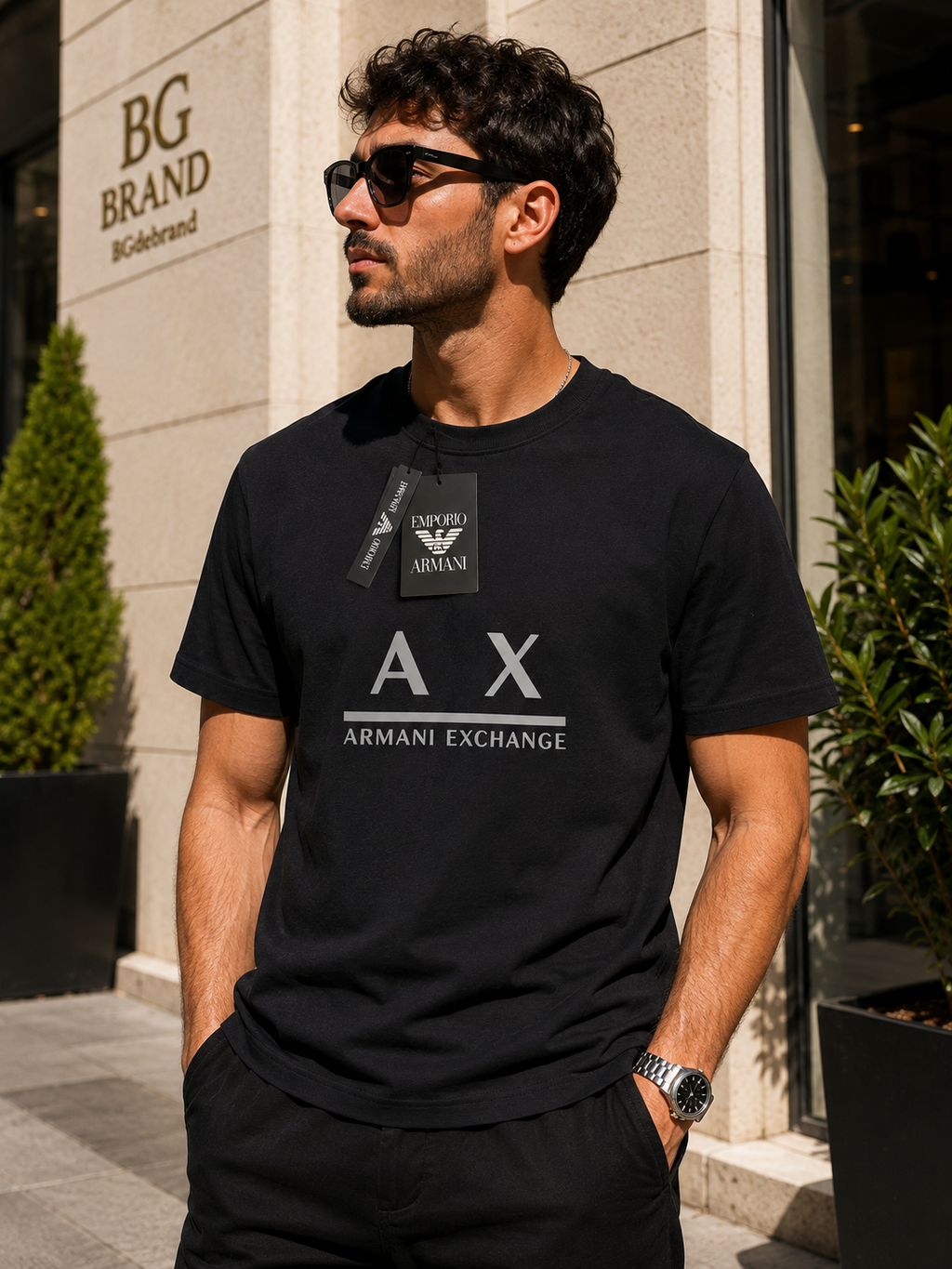 11 - AX - T-shirt Black