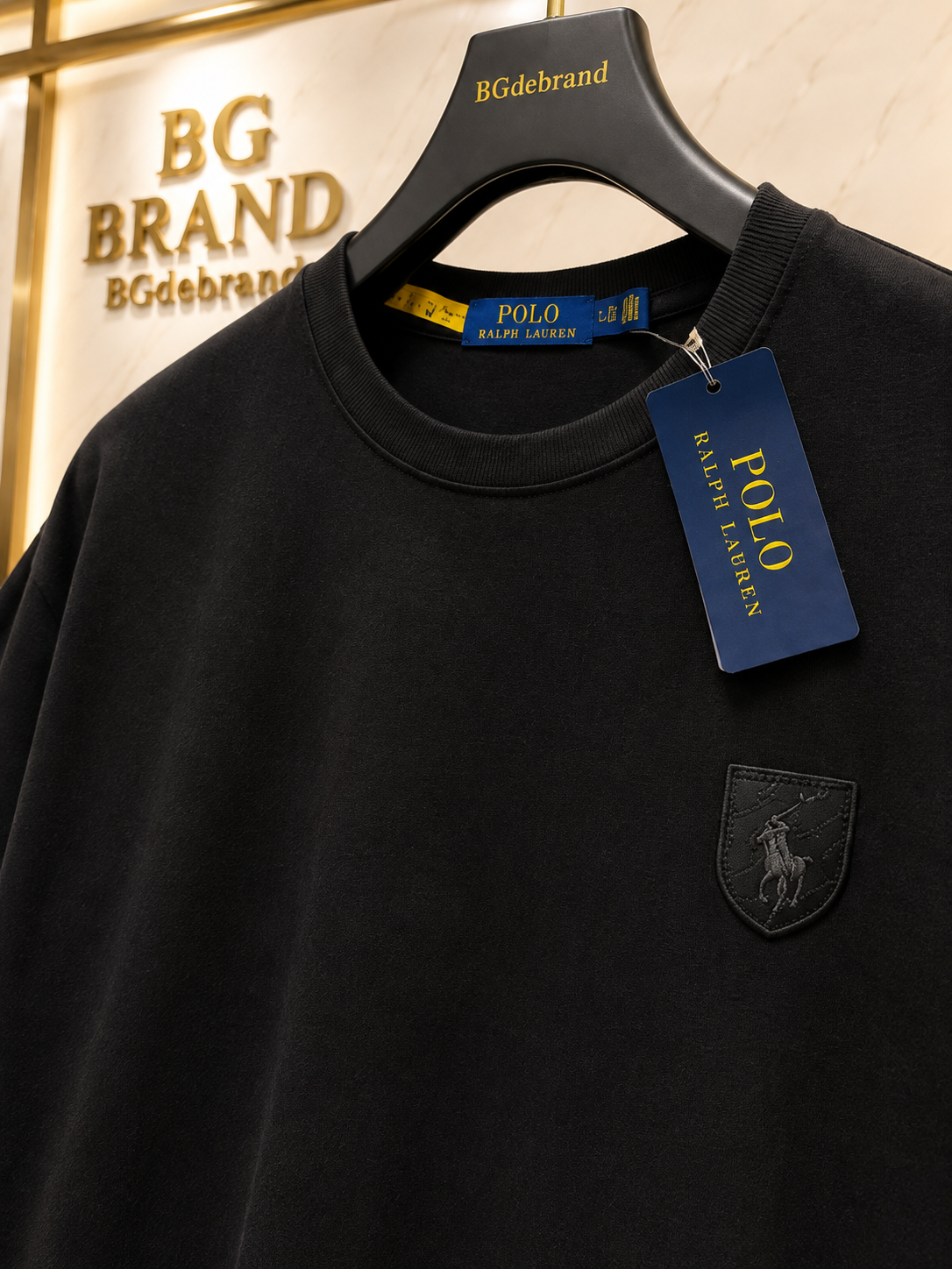 0001 - Polo - T-Shirt Black