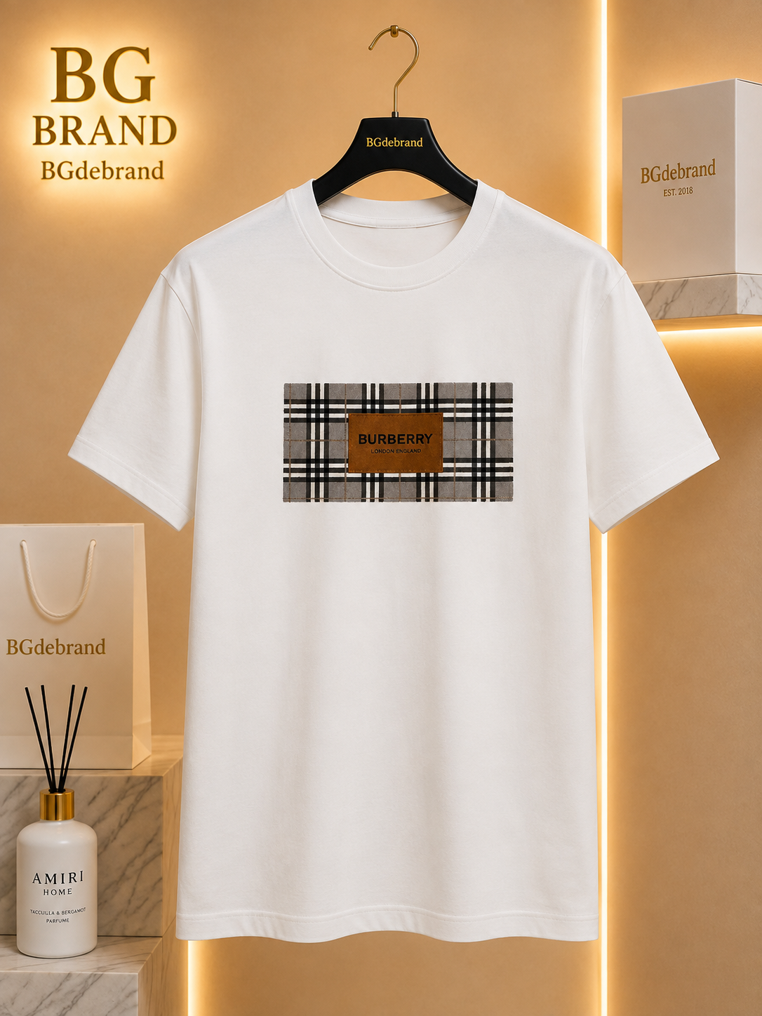 04 - Burberry T-shirt White