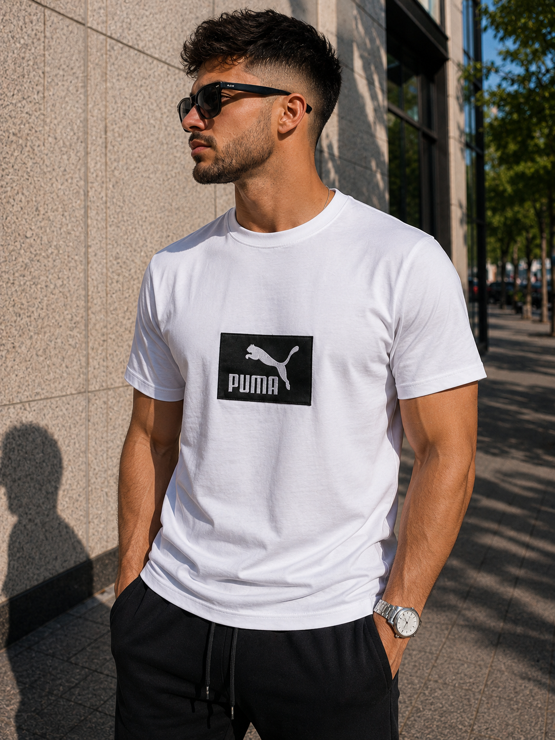 T-Shirt Puma - White