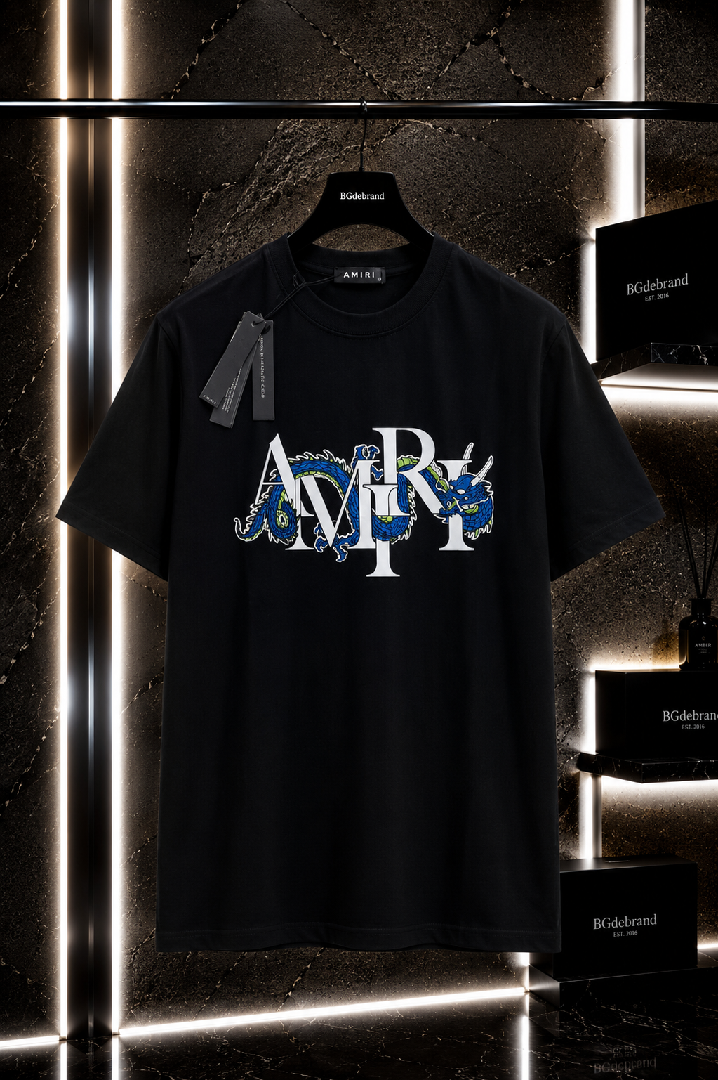 A - T-shirt Amiri - Black