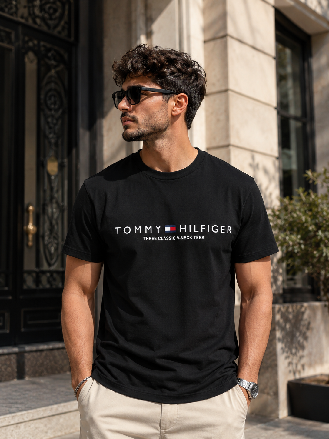 Tricou Tommy Hilfiger Negru