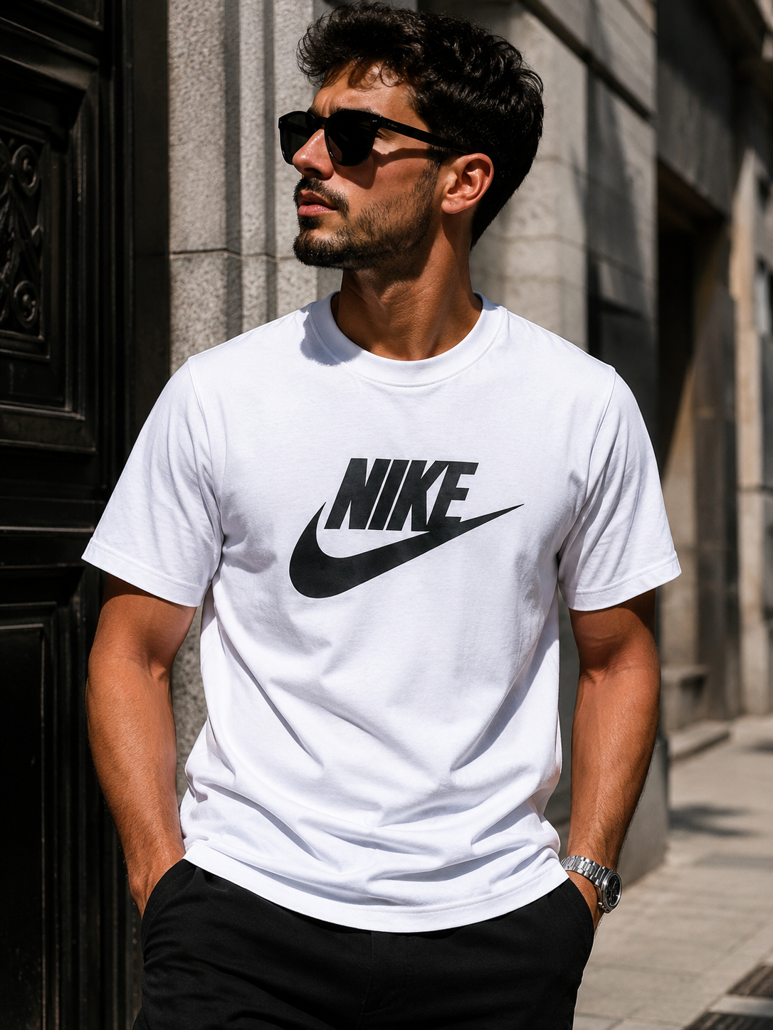 A - T-Shirt Nike - White