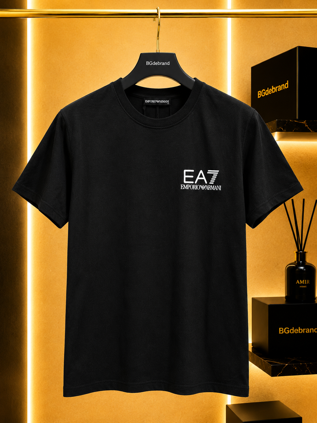 A-  EA7 T-shirt - Black