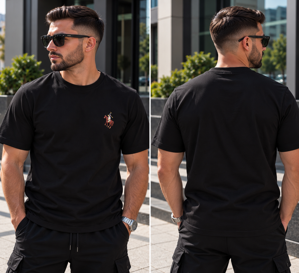 27 - Polo T-Shirt - Black
