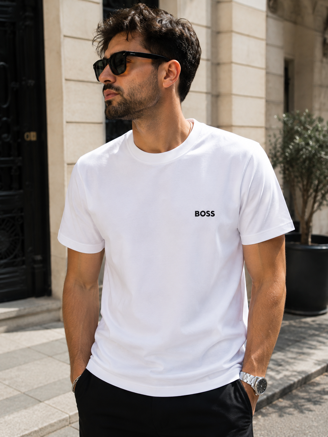 A - Boss T-shirt - White