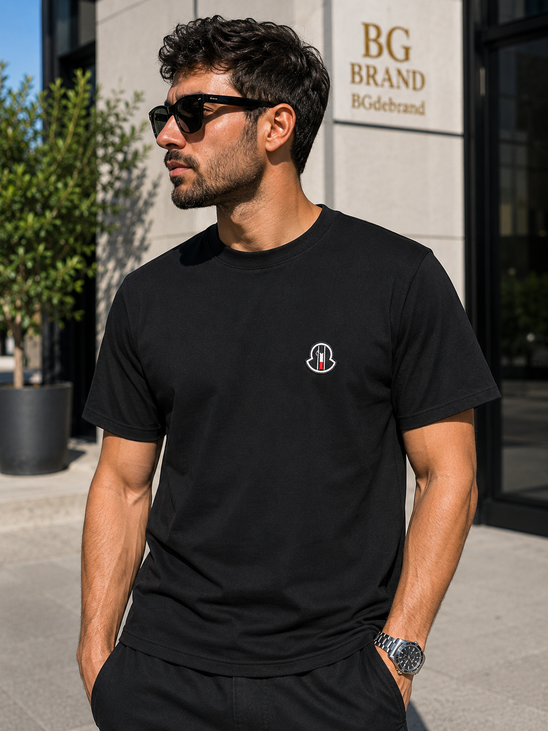 01 - Moncler T-shirt Black