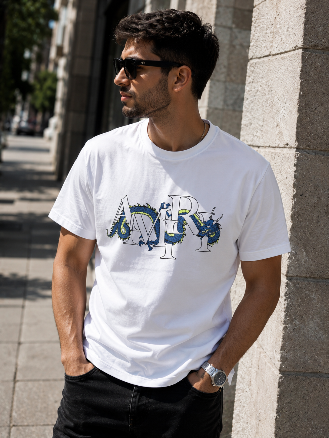 A - T-Shirt Amiri - White