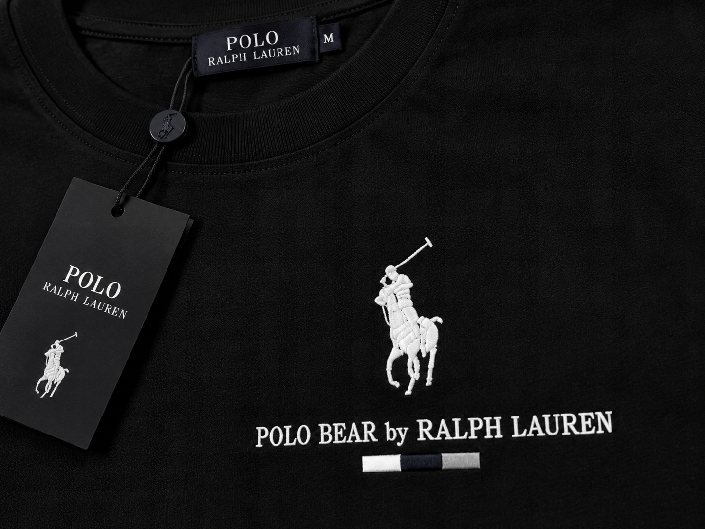 A - Polo T-shirt Black
