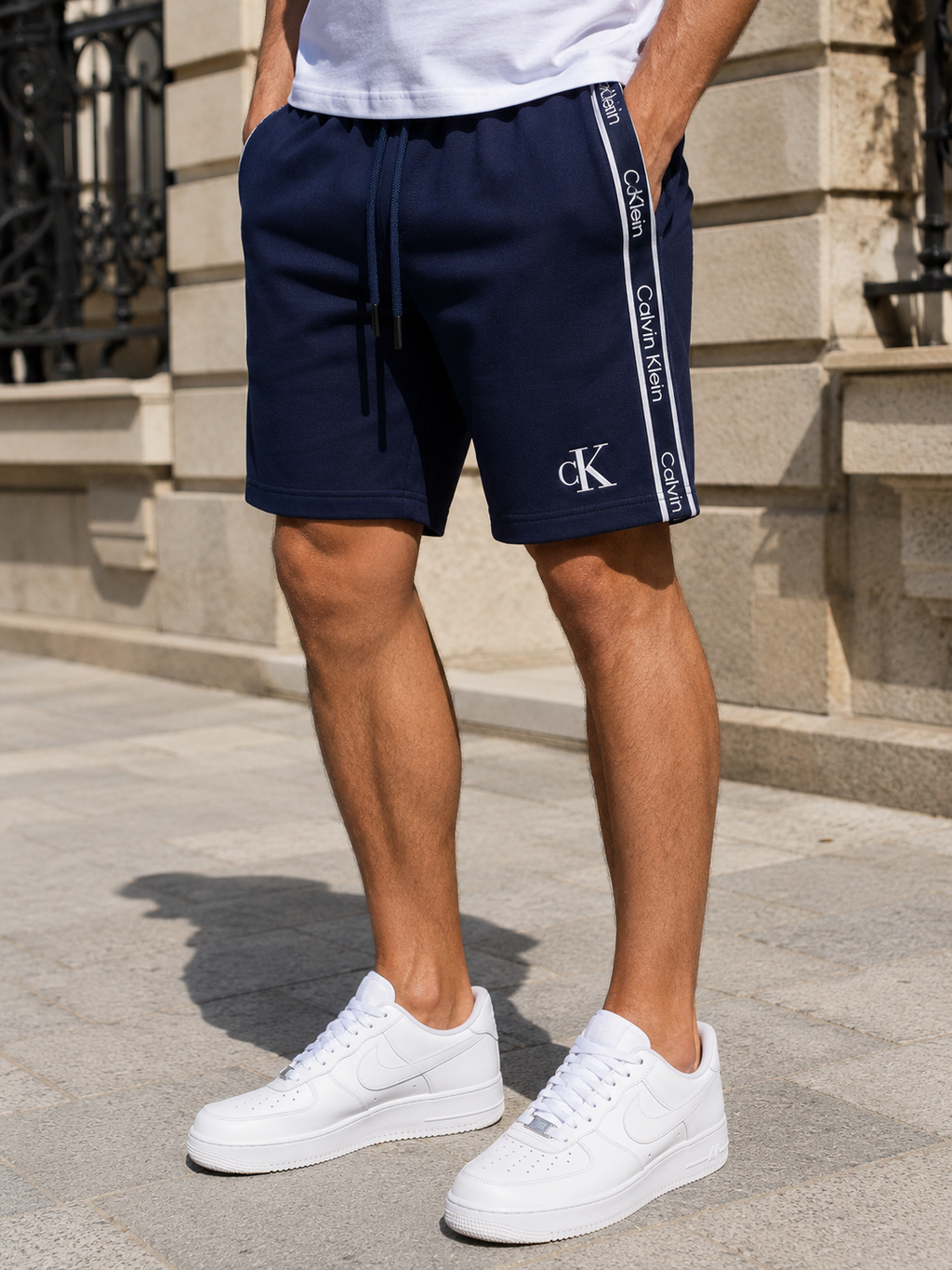 Pantaloni Scurți Bleumarin CK – Model Casual Sport