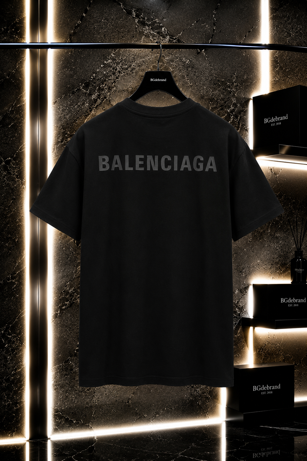 A - Balenciaga T-shirt - Black Premium