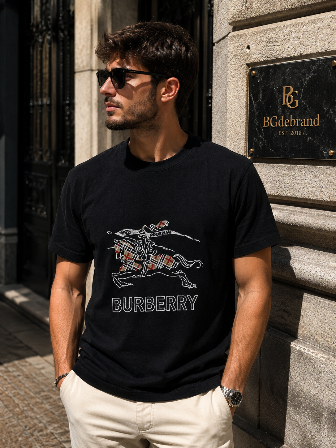 Tricou Burberry Negru