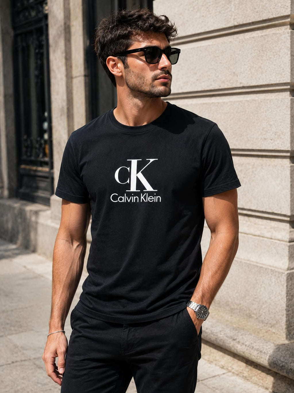 Tricou Calvin Klein - BUMBAC