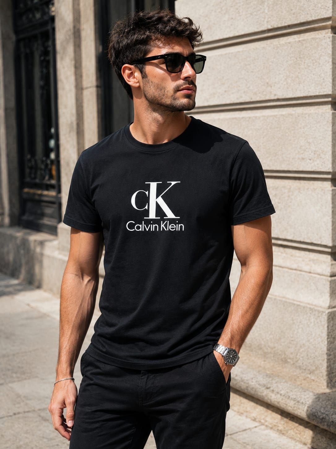 Tricou Calvin Klein - BUMBAC