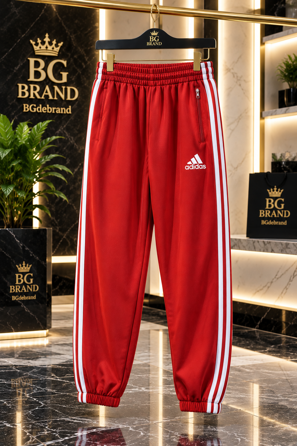 02 - Pantalonii Adidas - Red
