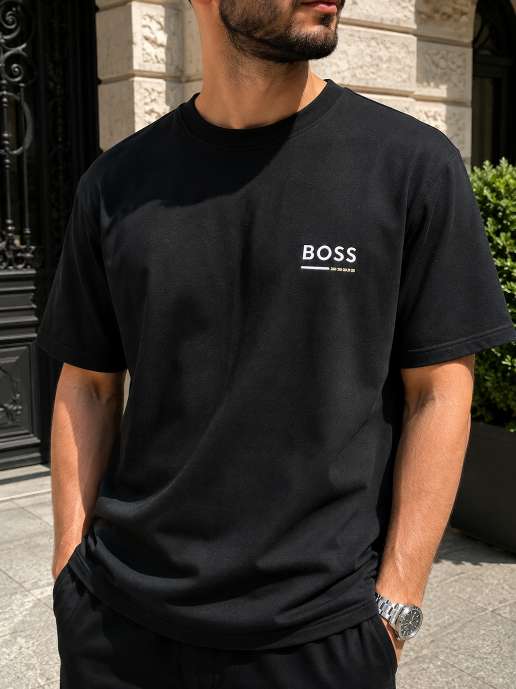 01 -  Boss T-shirt Black