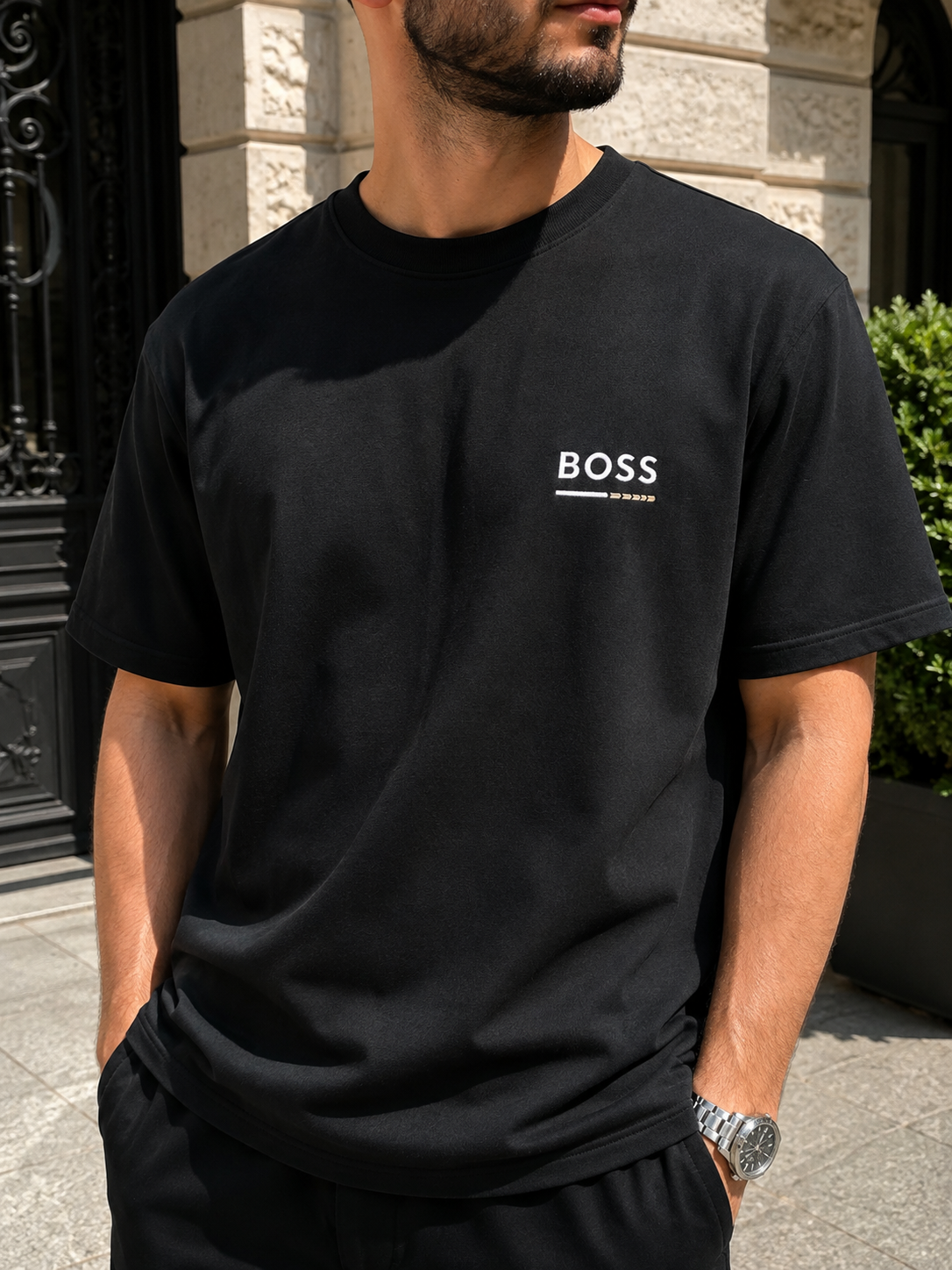 01 -  Boss T-shirt Black