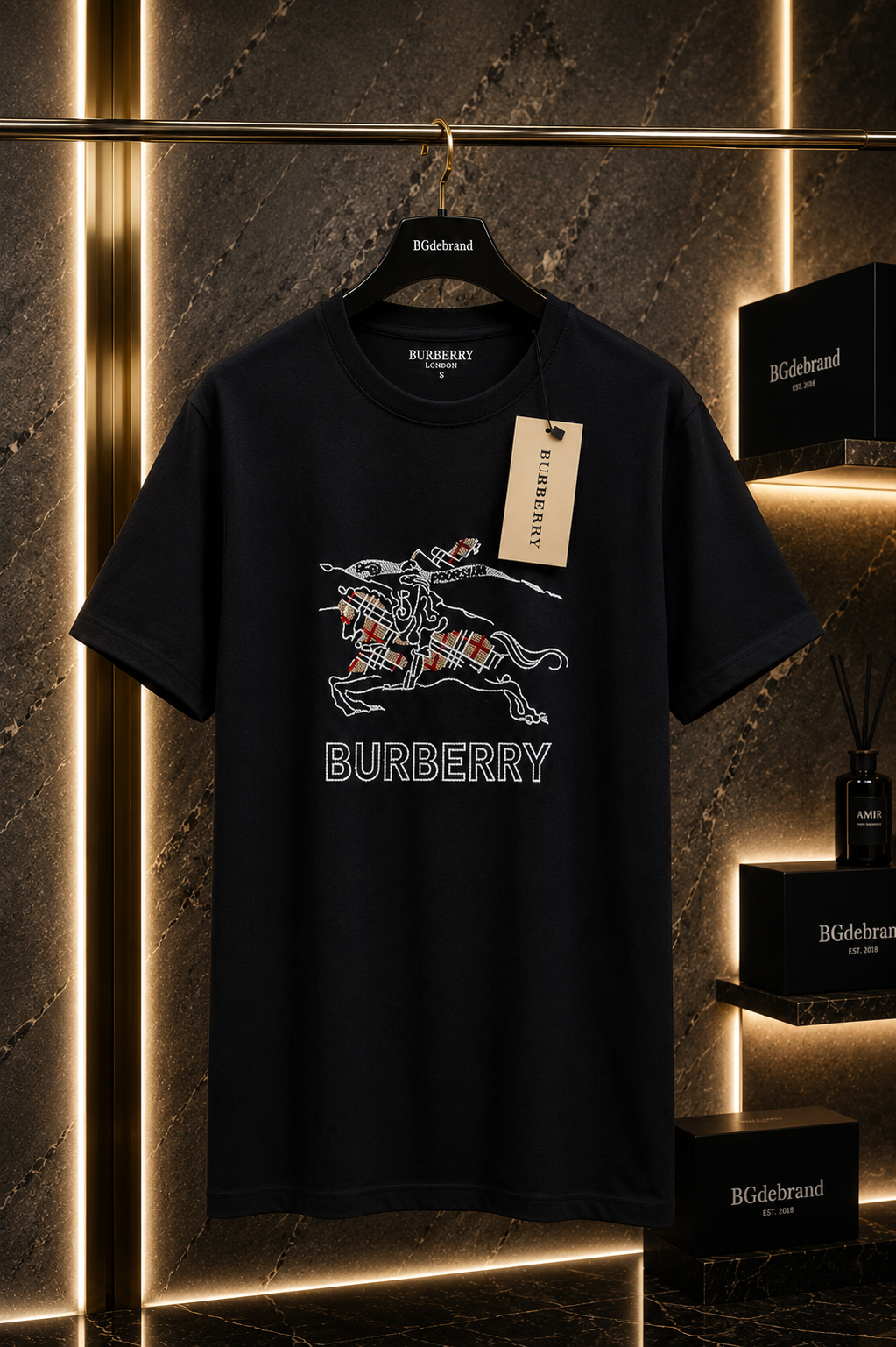 Tricou Burberry Negru