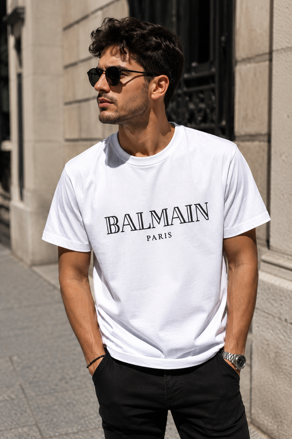 Tricou Balmain Alb
