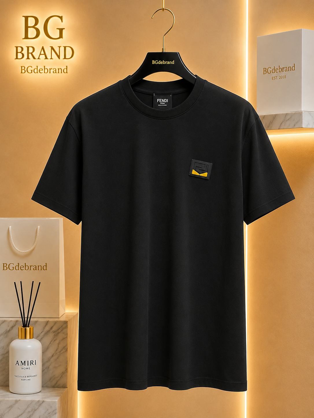 01 - Fendi T-shirt Black