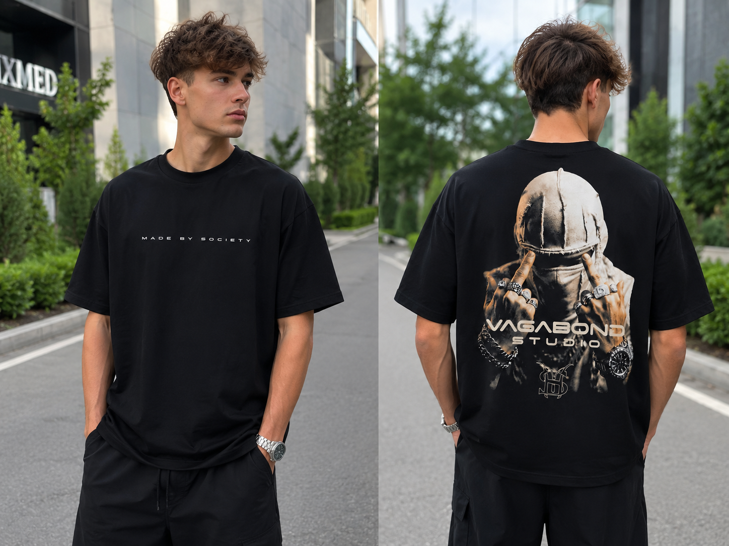 PREMIUM – Tricou Made by Society Oversize