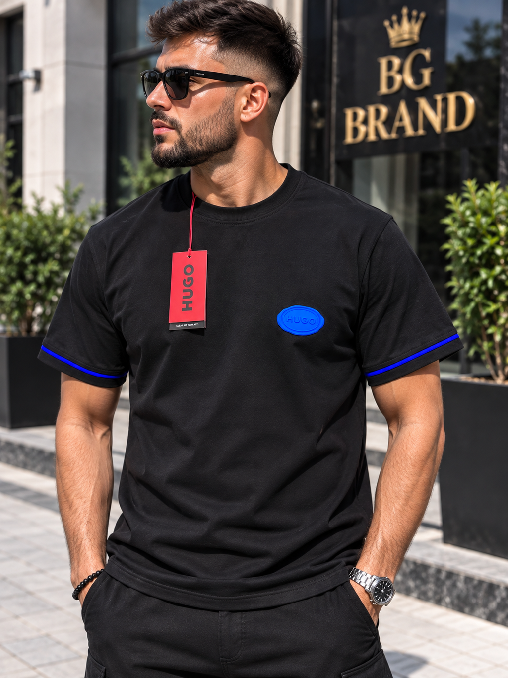 Hugo Black & Blue Logo