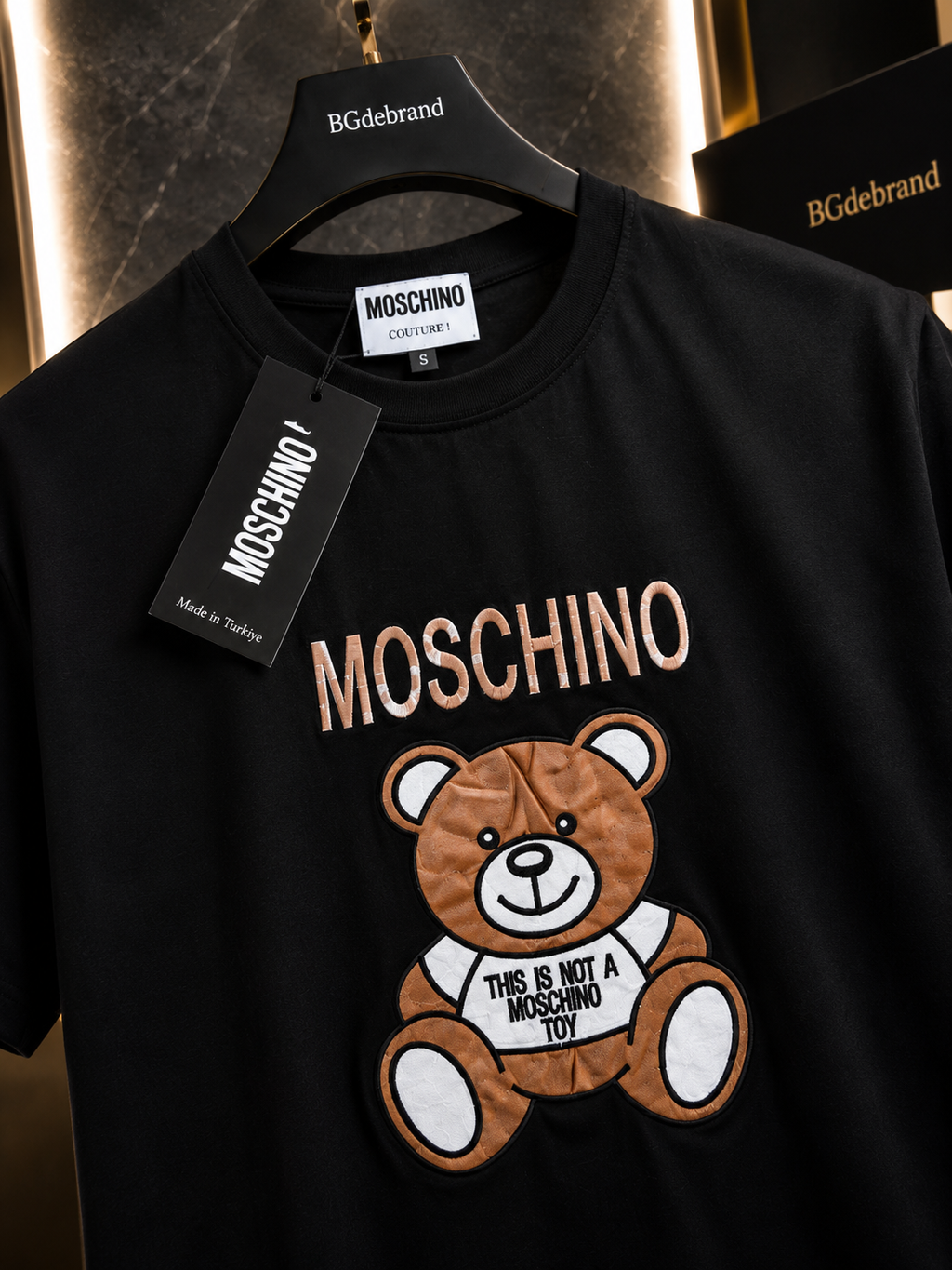 Tricou Moschino - black