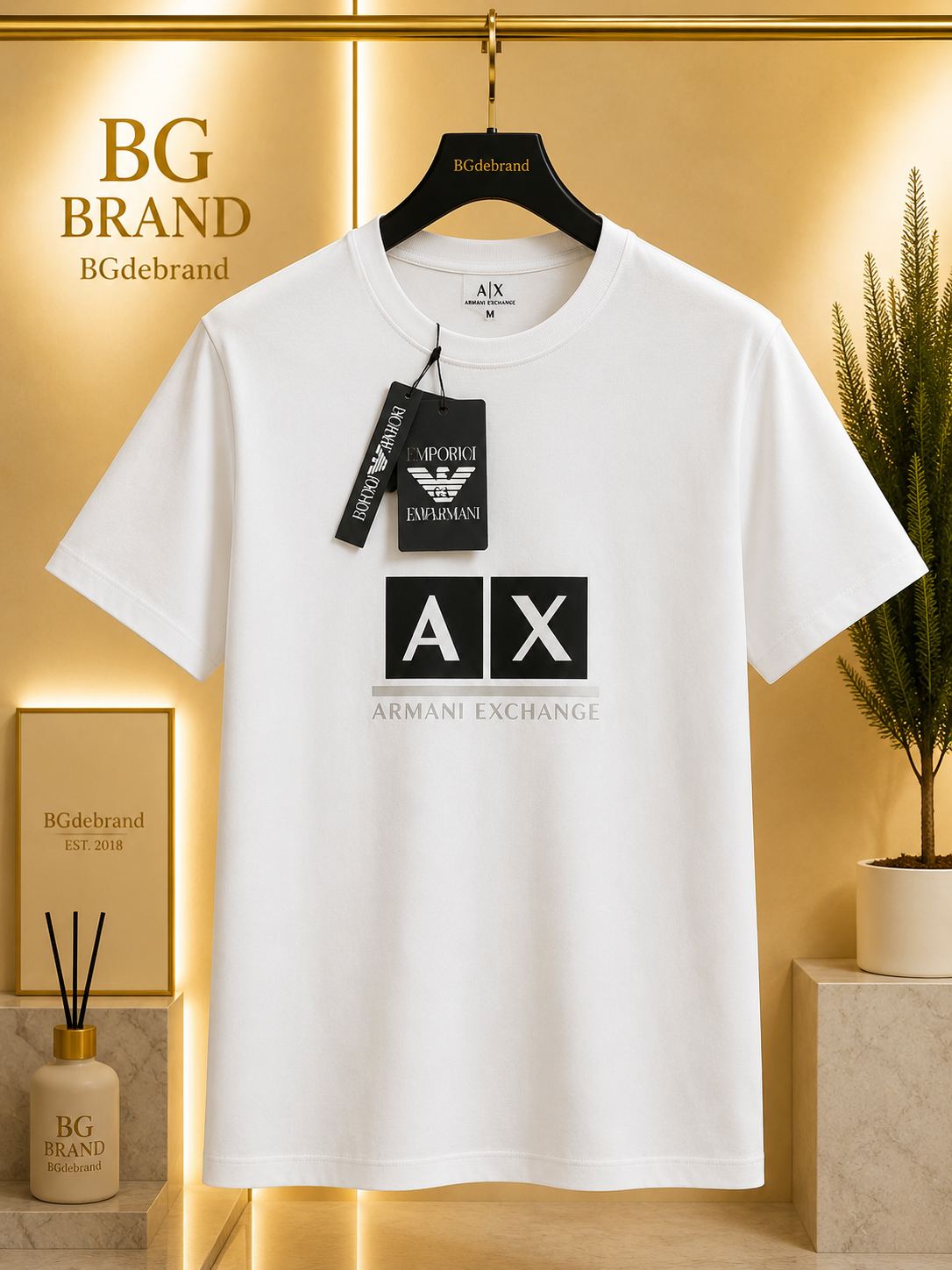 12 - AX - T-shirt White