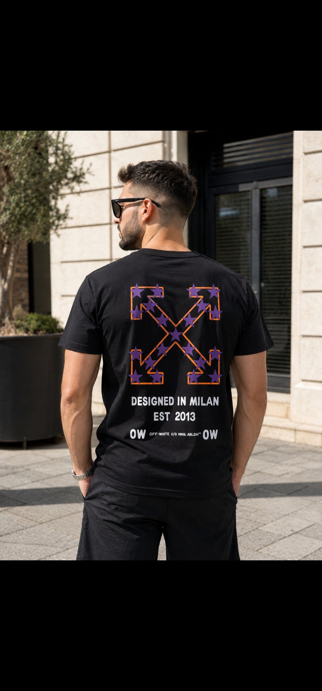 Tricou Off-White Negru
