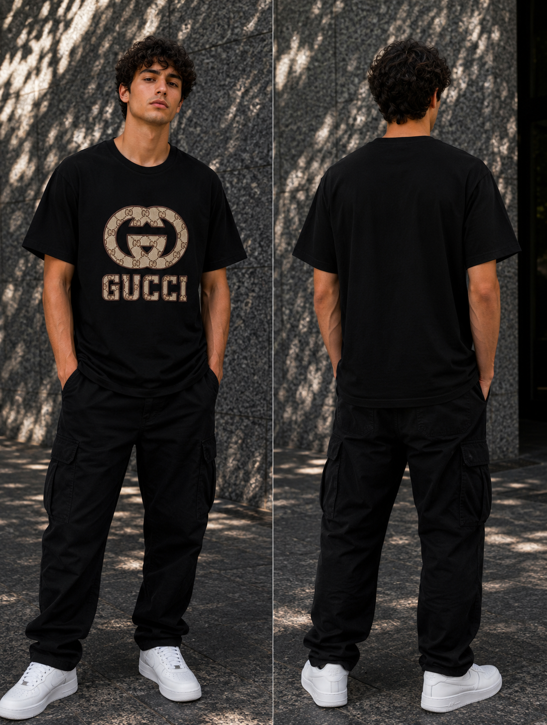 Tricou Gucci - black