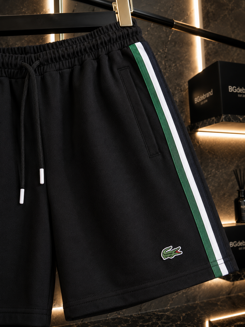 Pantaloni Scurți Lacoste - Black