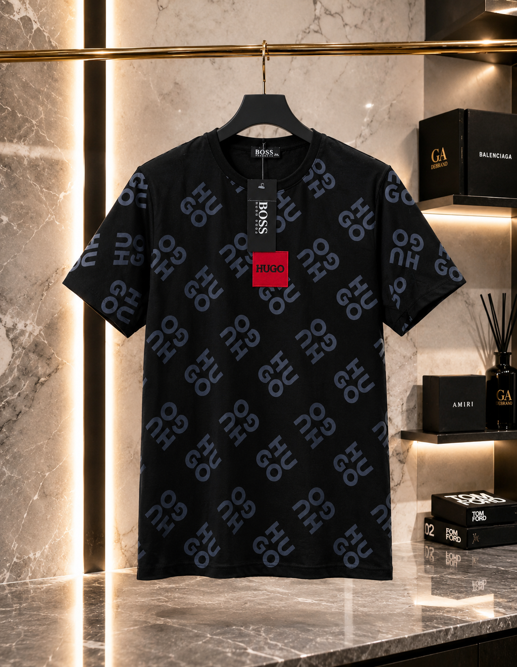 Tricou Hugo - Black