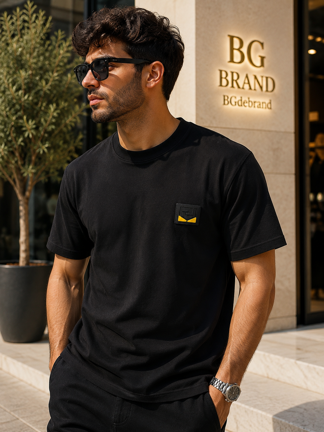 01 - Fendi T-shirt Black