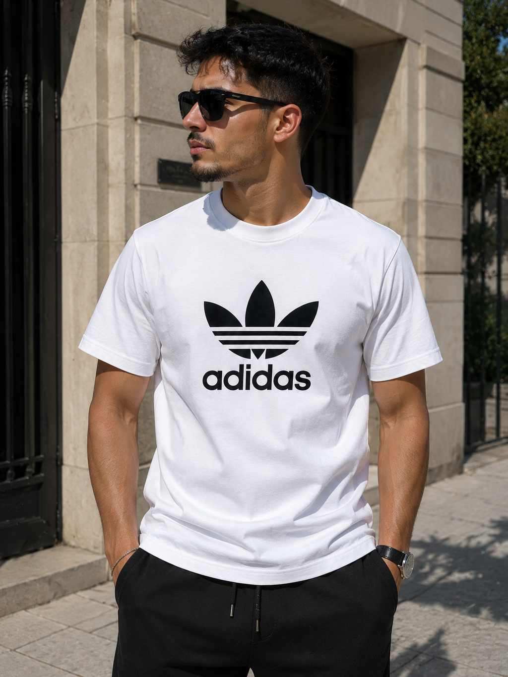A - T-Shirt Adidas - White