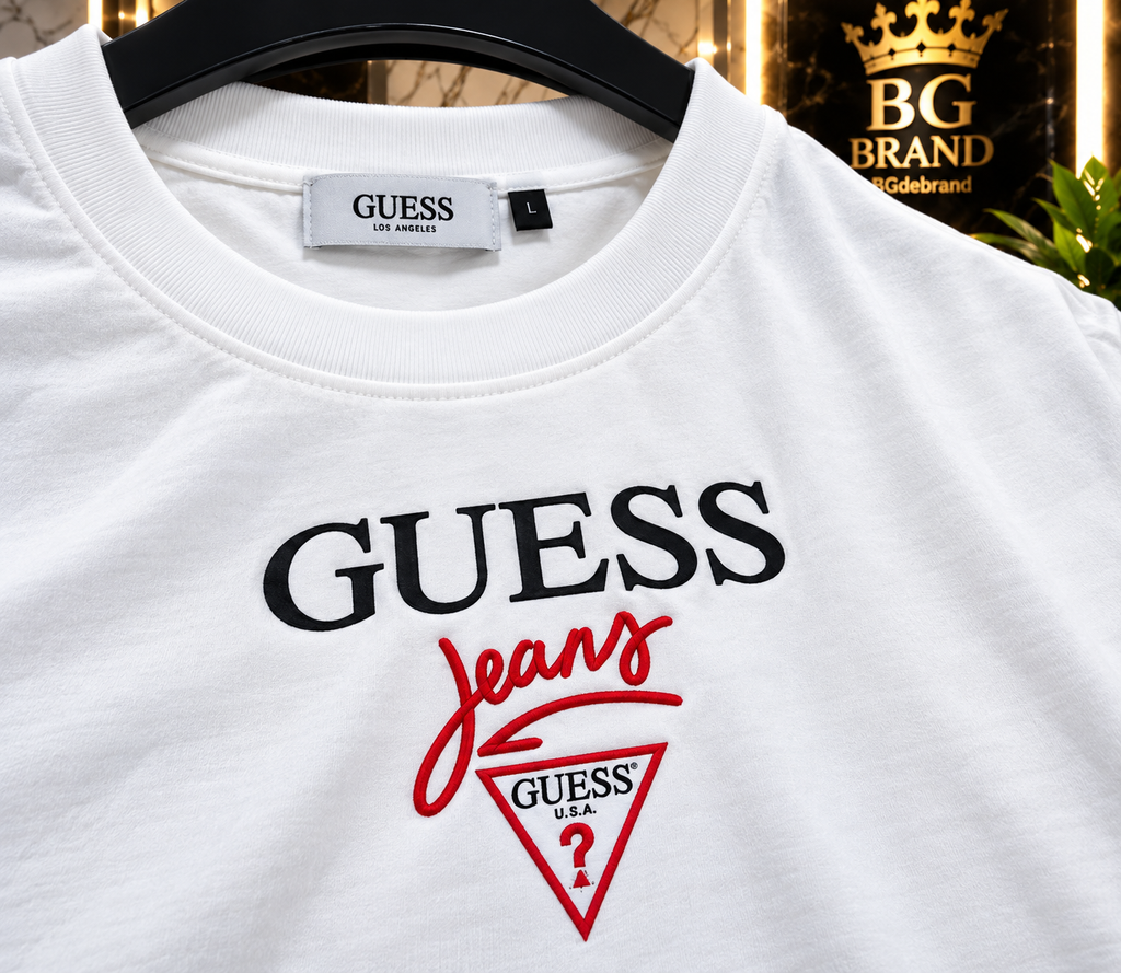 02 - Guess - White & Red
