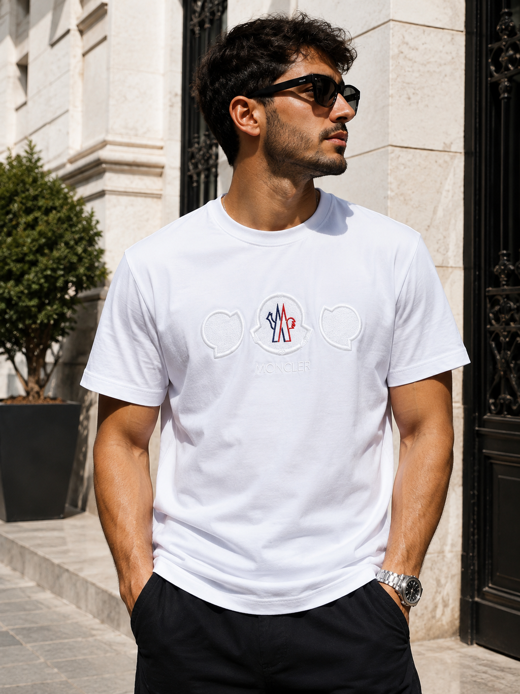 10 - Moncler T-shirt White