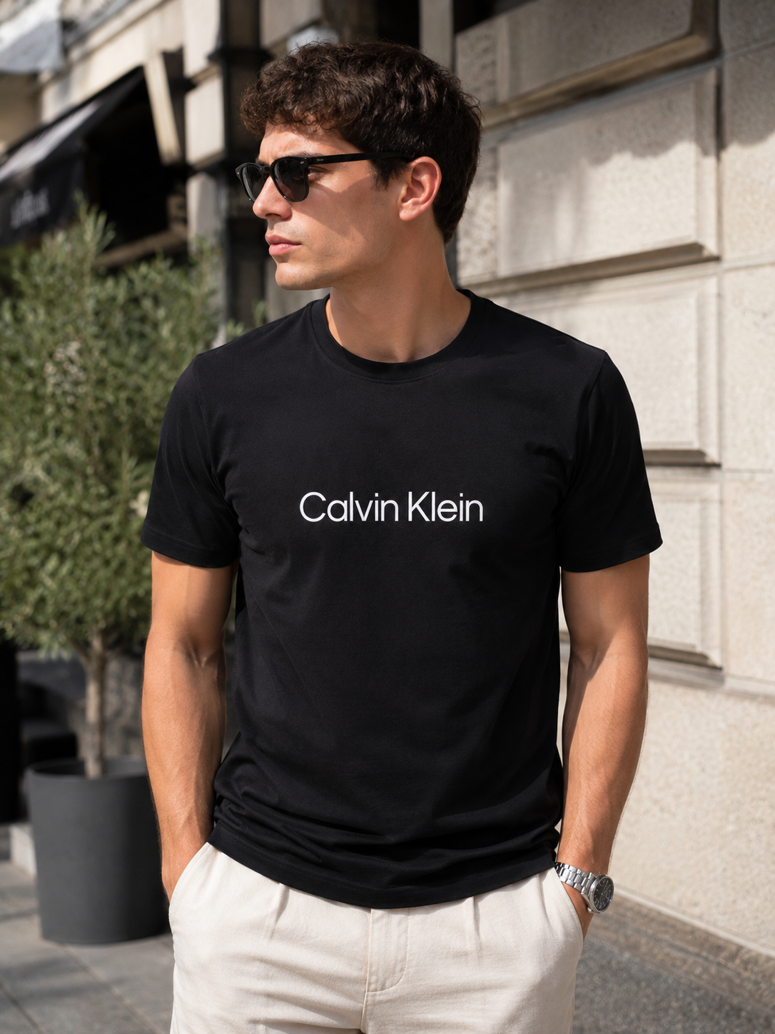 👕 Tricou Calvin Klein Negru
