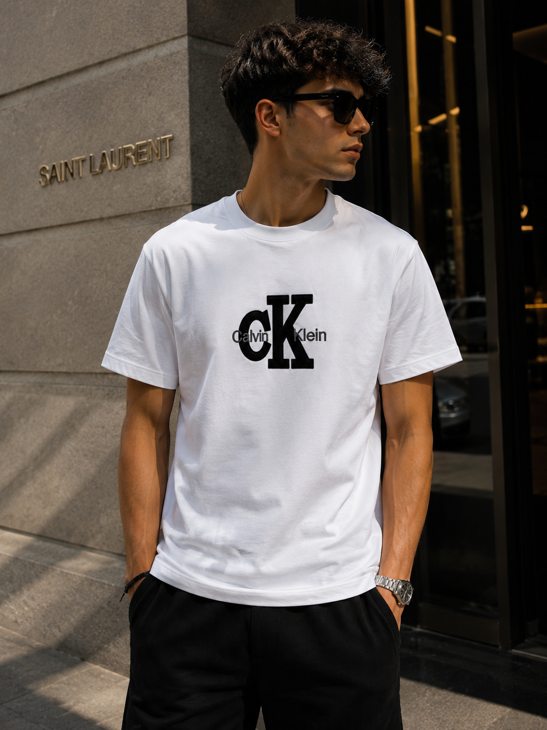 Tricou Calvin Klein - white