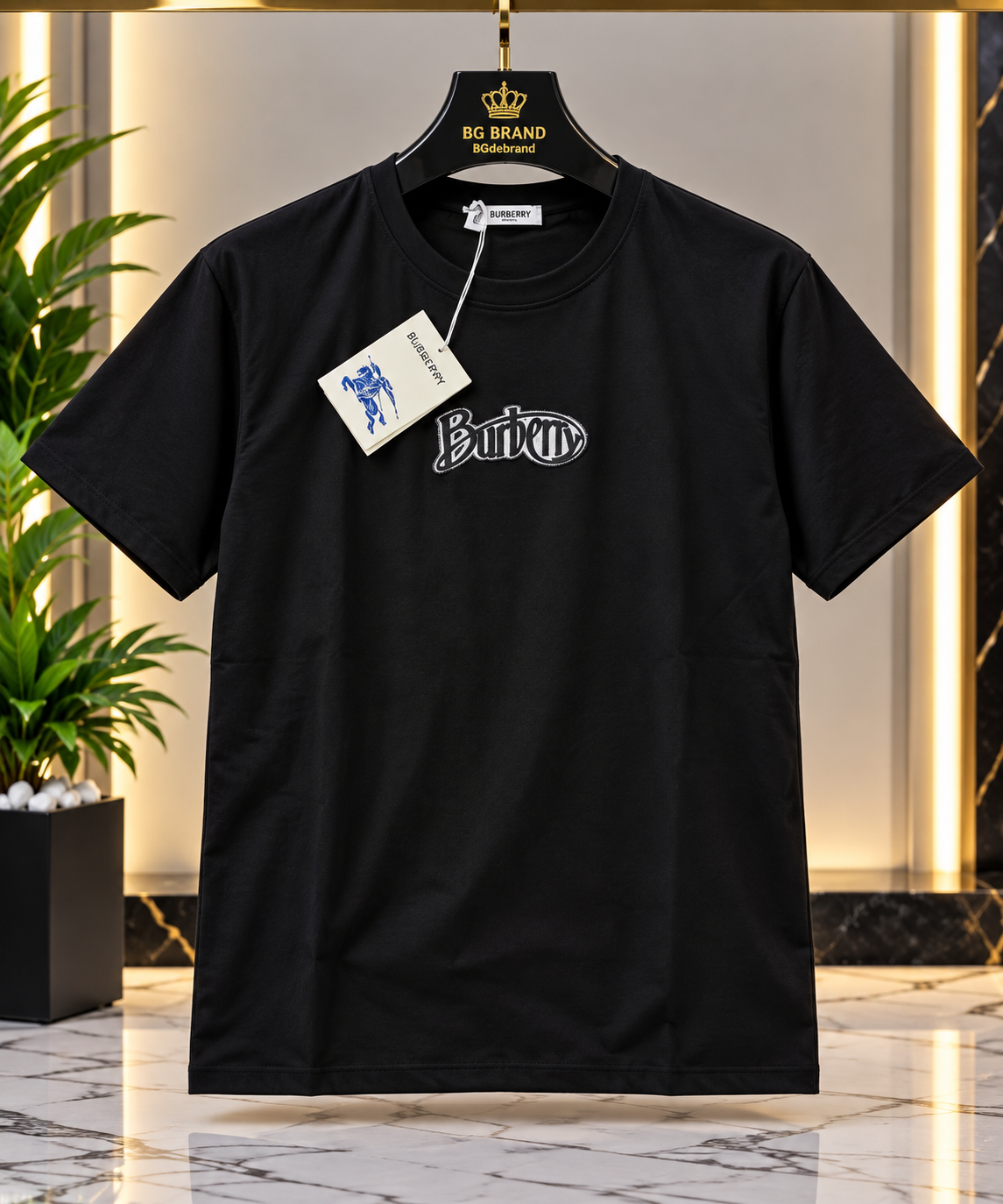 Burberry Black T-Shirt - față