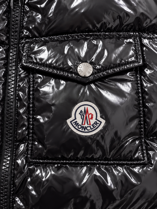 Vestă Moncler cu glugă